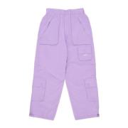 Straight Trousers Obey , Purple , Dames
