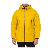 Down Jackets Napapijri , Yellow , Heren