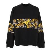 Stijlvolle Couture Hoodie Versace Jeans Couture , Black , Heren