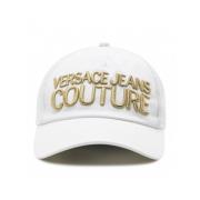 Geborduurde Pet - Verhoog je Stijl Versace Jeans Couture , White , Uni...