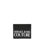 Zwarte Portemonnees - Stijlvol Ontwerp Versace Jeans Couture , Black ,...