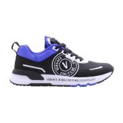 Stijlvolle RIK Sneaker voor Mannen Versace Jeans Couture , Black , Her...