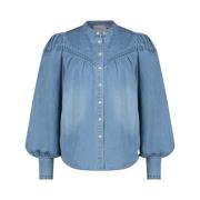 Baker Blouse Fabienne Chapot , Blue , Dames