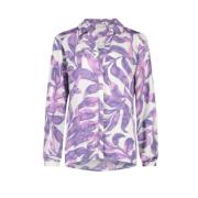 Bloemen Viscose Blouse Fabienne Chapot , Purple , Dames