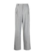 Wide Trousers Essentiel Antwerp , Gray , Dames