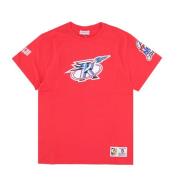 T-Shirts Mitchell & Ness , Red , Heren