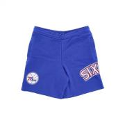 nba game day french terry shorts hardwood Mitchell & Ness , Blue , Her...