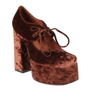 Bruine Hak Verhoog Décolleté Jeffrey Campbell , Brown , Dames