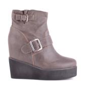 Premium Wedge Booties voor modieuze vrouwen Jeffrey Campbell , Gray , ...