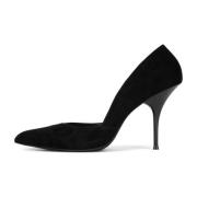 Platte schoenen van suède Jeffrey Campbell , Black , Dames