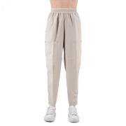 Trousers White Sand , Beige , Dames