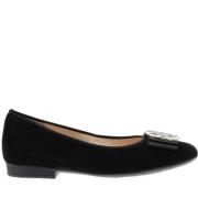 Ballerinas ara , Black , Dames