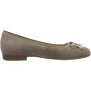 Veelzijdige ballerina`s - taupe suède ara , Beige , Dames