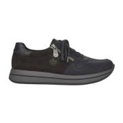 Sportieve lage sneakers Rieker , Black , Dames