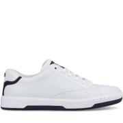 Witte leren sneakers voor heren Rieker , White , Heren