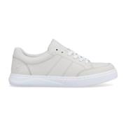 Witte Leren Sneakers voor Heren Rieker , White , Heren
