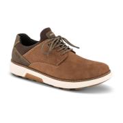 Heren leren veterschoenen Rieker , Brown , Heren