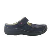 Wolky Damesschoenen Marine Roll Slipper W23 Wolky , Blue , Dames