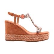 Stijlvolle Wedges voor modebewuste vrouwen Alma EN Pena , Orange , Dam...