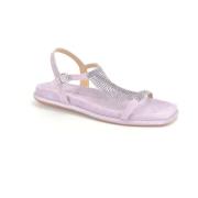 Flat Sandals Alma EN Pena , Purple , Dames