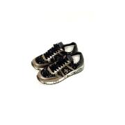 Diane Sneakers - Zwart en Goud Premiata , Black , Dames