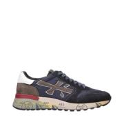 Mick 6421 Navy Leren Sneakers Premiata , Blue , Heren