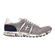 Eric 6141 Retro-geïnspireerde herenleren sneakers Premiata , Gray , He...