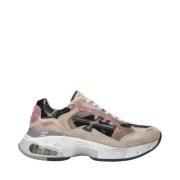 Sharkyd Sneakers Premiata , Beige , Dames