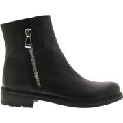 Ql04 Black - Zipper Boot Blackstone , Black , Dames