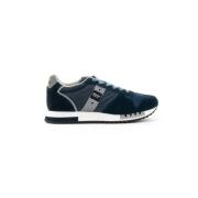 Elegante Comfortabele Herensneakers Blauer , Blue , Heren