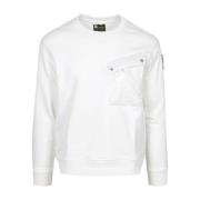 Stijlvolle heren sweatshirt van katoen Blauer , White , Heren