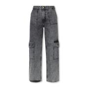 Cargo jeans Ganni , Gray , Dames