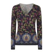 Klassieke Blauwe Sweaters Etro , Blue , Dames