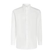 Pegaso Motief Katoenen Overhemd Etro , White , Heren