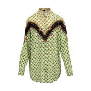 Stijlvolle Herenoverhemd Etro , Green , Dames