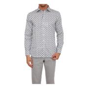 Witte Roma Shirt Etro , White , Heren