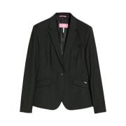 Getailleerde Blazer van Wolmix Cinque , Black , Dames