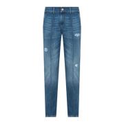 Katoenen Straight Jeans Brunello Cucinelli , Blue , Heren