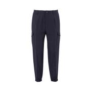 Tapered Trousers Brunello Cucinelli , Blue , Heren