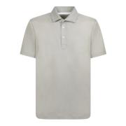 Polo Shirt, Slim Fit, Groen/Wit Brunello Cucinelli , Green , Heren