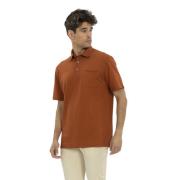 Polo Shirt Ermenegildo Zegna , Red , Heren