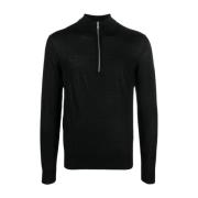 Sweatshirts Ermenegildo Zegna , Black , Heren