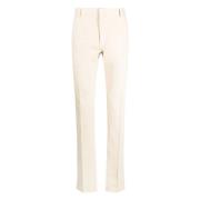 Slim Fit Katoenen Broek Ermenegildo Zegna , Beige , Heren