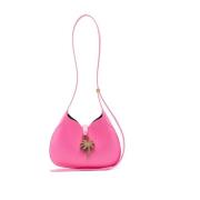 Roze Leren Hobo Tas Palm Angels , Pink , Dames