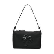 Zwarteylon Pouch Tas Palm Angels , Black , Dames