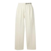 Wijde broek Palm Angels , Beige , Dames