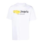 T-shirt Palm Angels , White , Heren