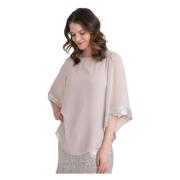 Stijlvolle Blouse 204284 3753 ToppP Joseph Ribkoff , Beige , Dames