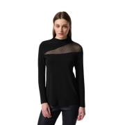 234250 Top Joseph Ribkoff , Black , Dames