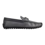 Vintage Leren Instappers voor Heren Tod's , Black , Heren